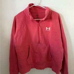 Under Armour Coral Half-Zip Pullover